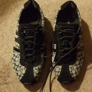 Coach sneakers size8 and a half